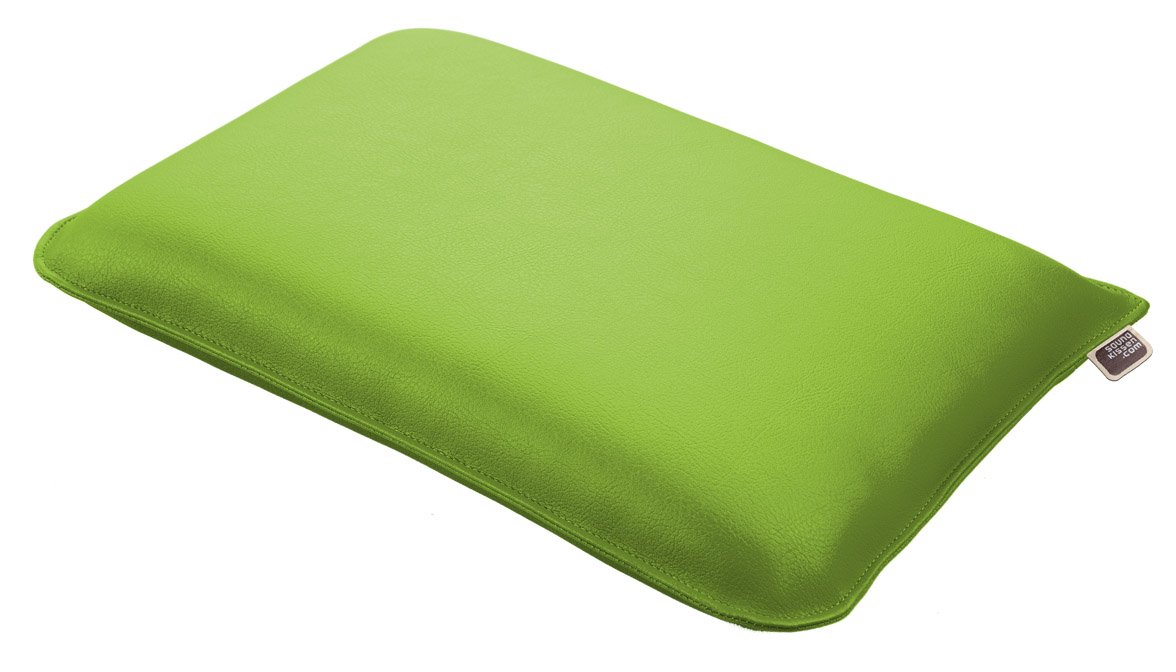 Original sauna cushion premium made of high-quality artificial leather handmade in Germany best hygiene properties - apple