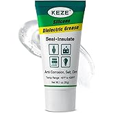 Keze Dielectric Grease Automotive Electric Grease for Electrical Connector | Dielctrica Spark Plug Grease Battery Terminal Protector Silicone Di Electrical Grease for Ignition Coils, 1 Oz-1 Pack