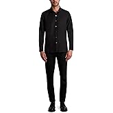 Karl Lagerfeld Mens Stud Details Long Sleeve Lt Weight Shirt