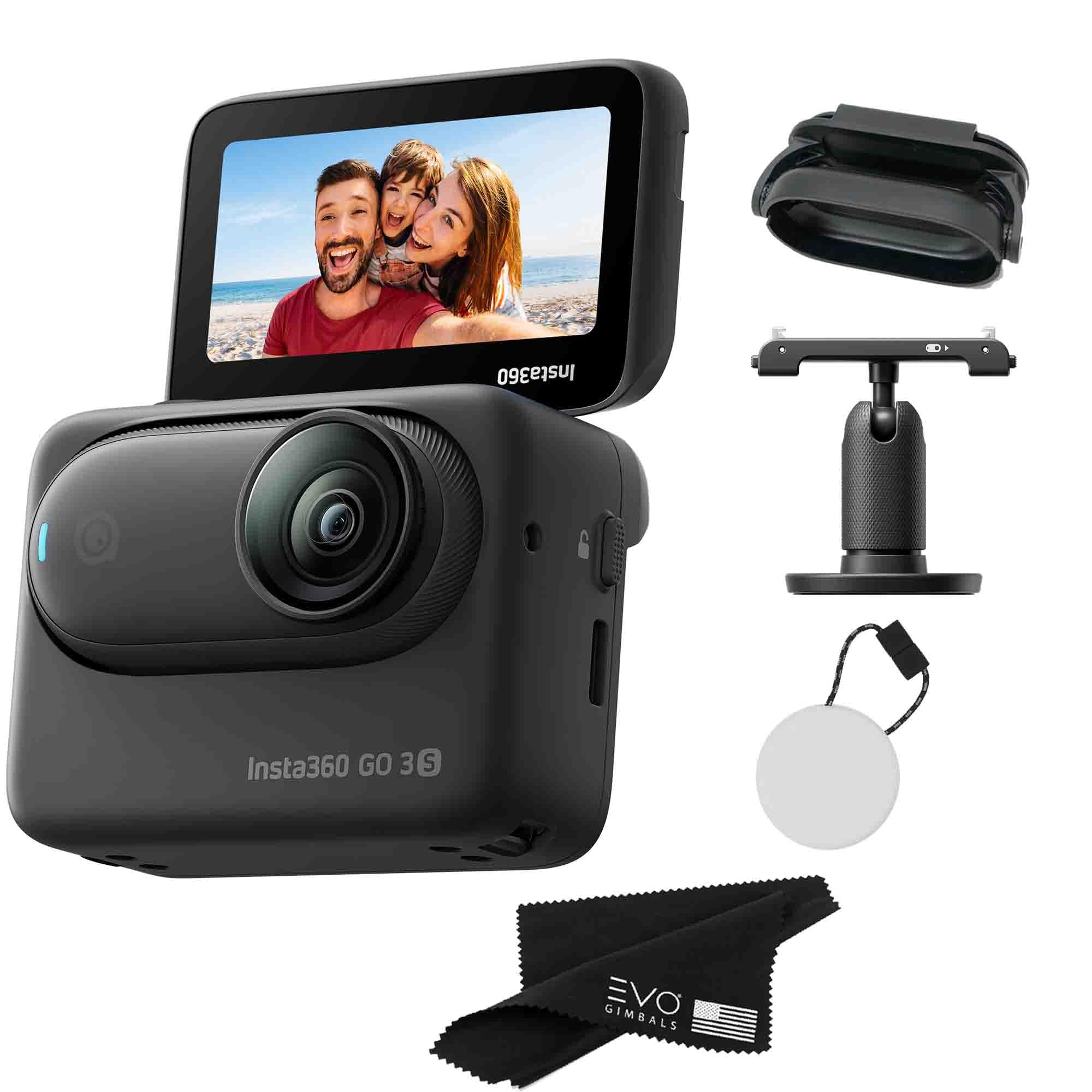 Photo 1 of Insta360 GO 3S 4K Standard Edition Action Camera - Midnight Black, 128GB