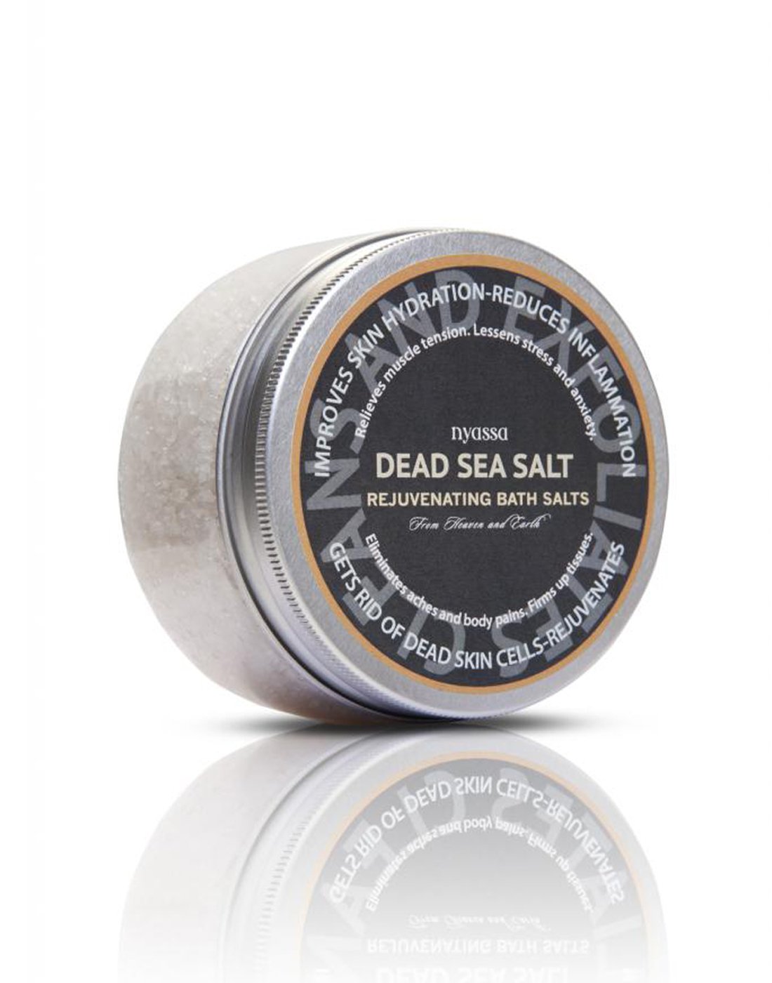 Amazon Com Nyassa Dead Sea Bath Salt 220g With The Therapeutic Benefits Of Dead Sea Salt And Relaxing Epsom Salt Beauty