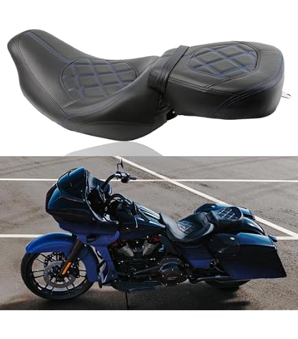 thumbnail interactive-video image 1 of OUMURS Two-Up Driver & Passenger Seat For Harley Electra Glide Ultra Classic 1997-2007 - Complete Saddle 1 of 2