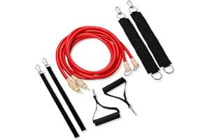 Inertia Wave Strong Dynamic Rubber Battle Ropes Alternative for Home and Gym | Maximize Calorie Burn | Revolutionary Fitness Equipment for Abs and Full Body Workout