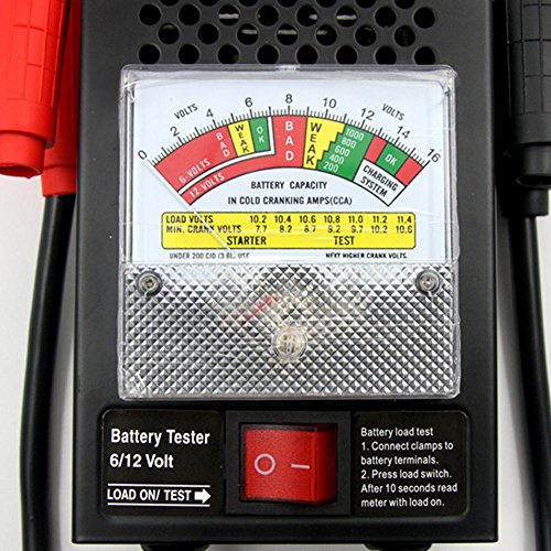 Starnearby Automotive Battery Tester Load Charging Voltage Car Vehicle Starter Motor