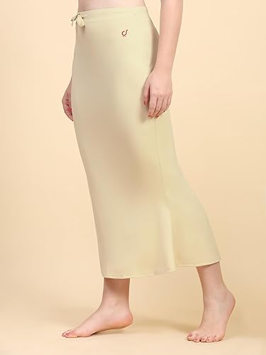 TRENDMALLS Saree Shapewear Petticoat - Cotton Blended Saree Silhouette With Drawstring Waist