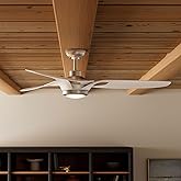 Casablanca Fans 53565 Inez - 3 Blade Ceiling Fan with Light Kit-14.89 Inch Tall and 60 Inch Wide, Finish Color: Brushed Nicke