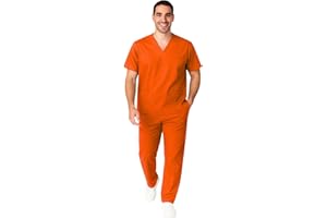 M&M SCRUBS Men Scrub Set Medical Scrub Top and Pants