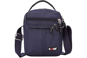 KL928 Men's Messenger Bag - Crossbody Shoulder Bags Travel Bag Man Purse Casual Sling Pack for Work Business