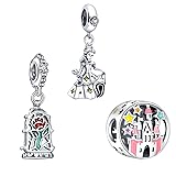 Doyafer 925 Sterling Silver Castle Princess Rose