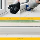 Everbuild Sika Caulk Once Premium Acrylic Caulk 295ml White view 6
