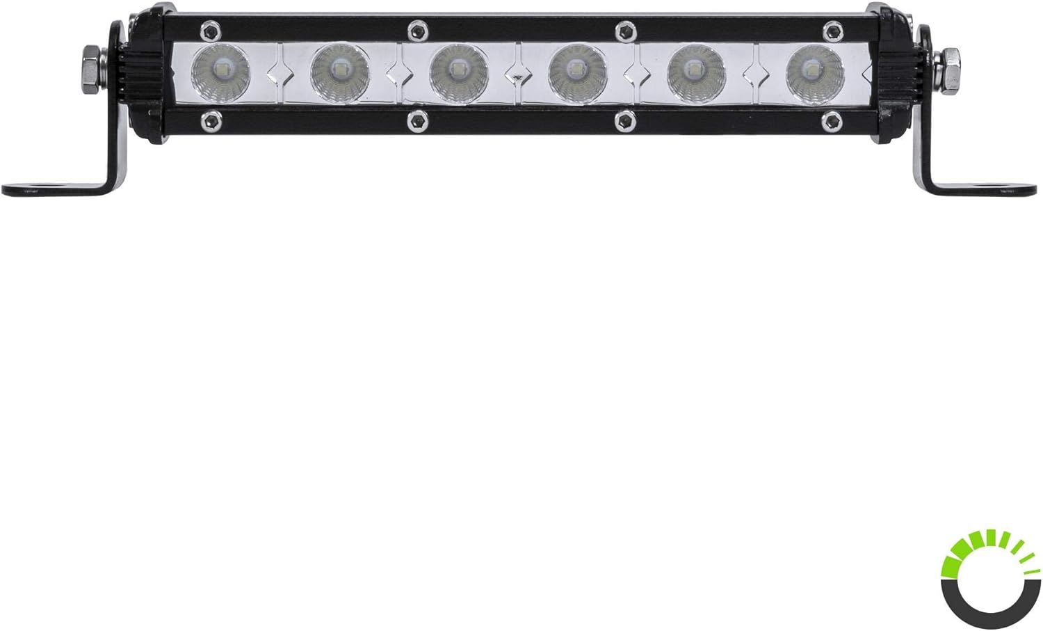 2pc 7" Ultra-Slim Single Row Off Road CREE LED Light Bar [1530lm] [18W] [IP68 Waterproof] [12V - 24V] Fog/Driving/Work Lights for Trucks ATV Cars - 60 Degrees Flood Light: Automotive