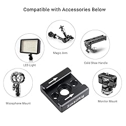 SMALLRIG Cold Shoe Mount Adapter with