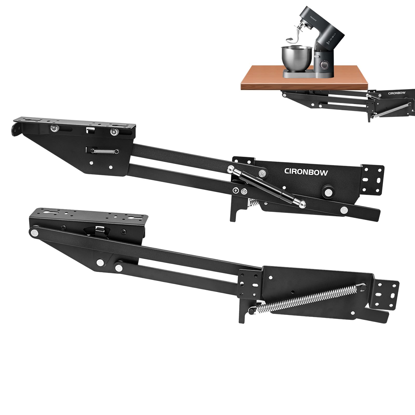 Photo 1 of CIRONBOW Kitchen Cabinet Mixer Lift with Soft Close Locking Mechanism for Cabinet Heavy Duty Kitchen Appliance storage lifting system?Max load 50lb