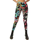 sissycos Women's Christmas Halloween Crossover Leggings High Waisted Buttery Soft Printed Tights 27"