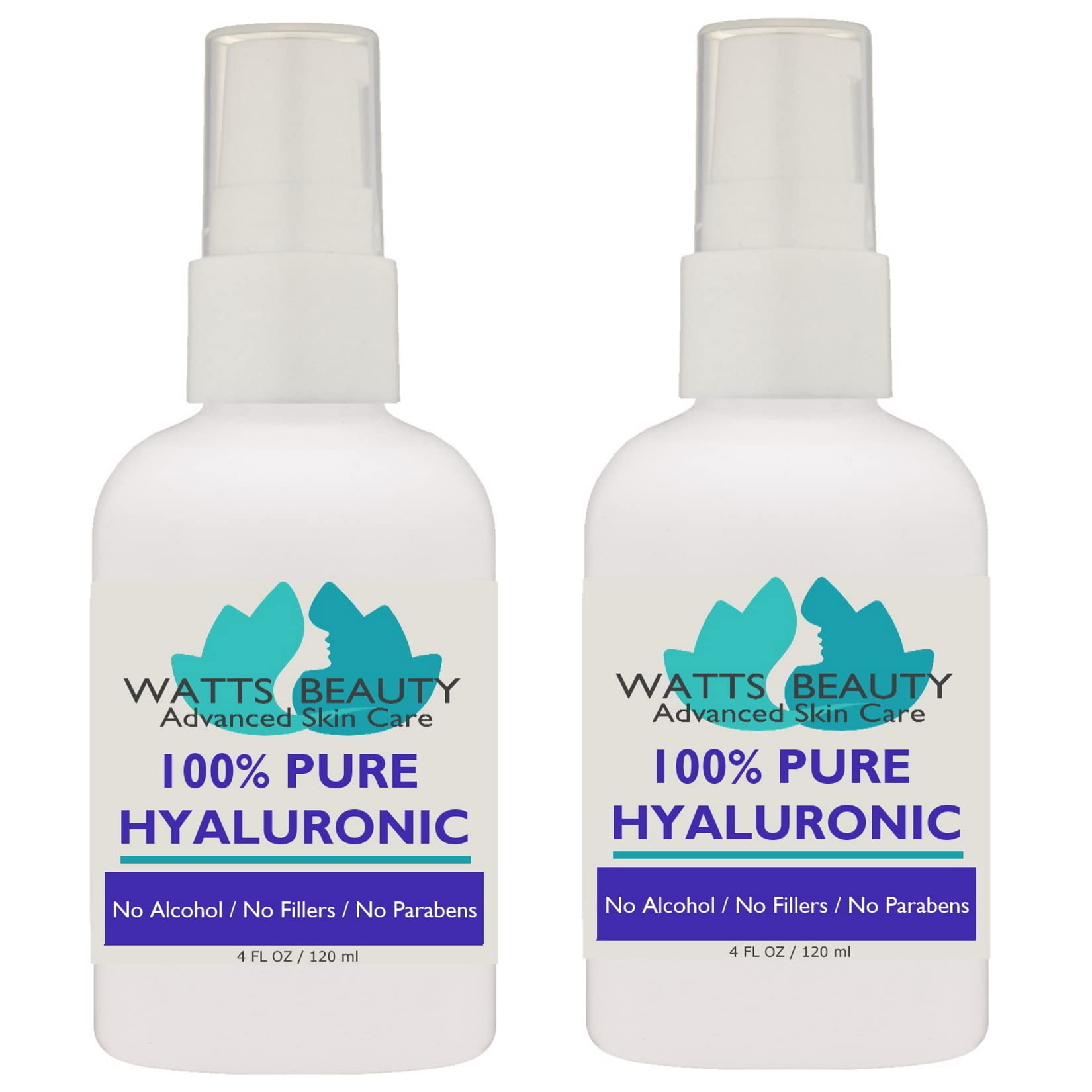 Watts Beauty Anti-Aging Wrinkle Serum of 100 Percent Pure Hyaluronic Acid for Face, 240 g