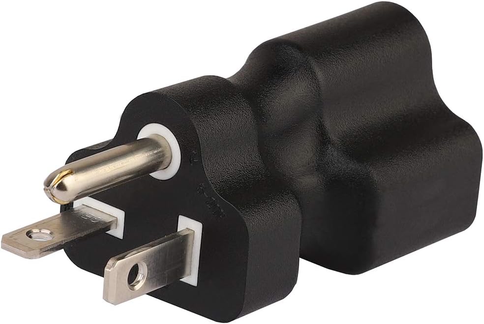 Plugrand Nema 520P Male/Female Extension AC Adapter, 20 Amp 125V T