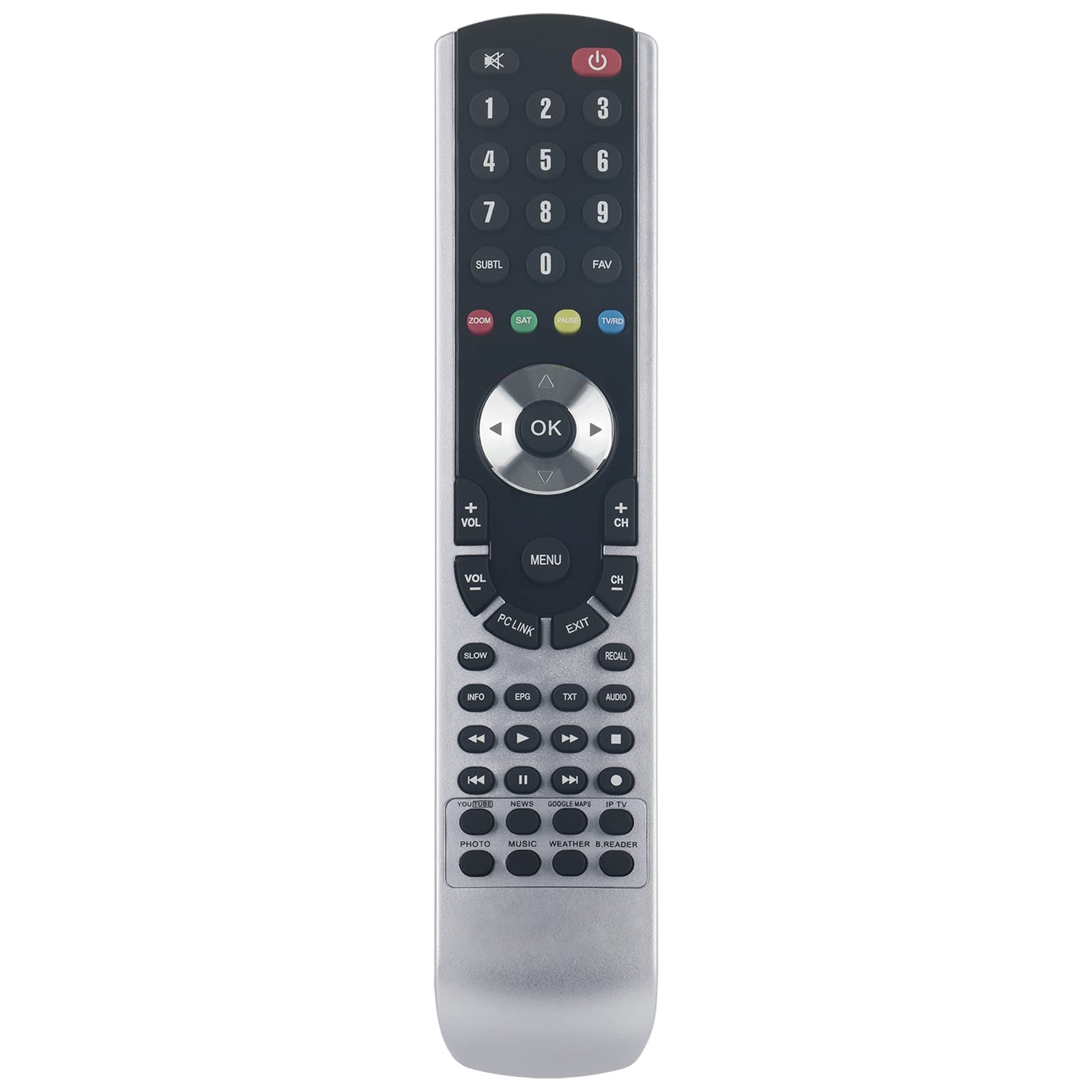 Replacement Remote Control Fit for Tiger Satellite Receiver Digital Satellite Receiver E400MINI+