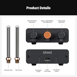 Fosi Audio Music Visualizer, Sound Pickup Spectrum