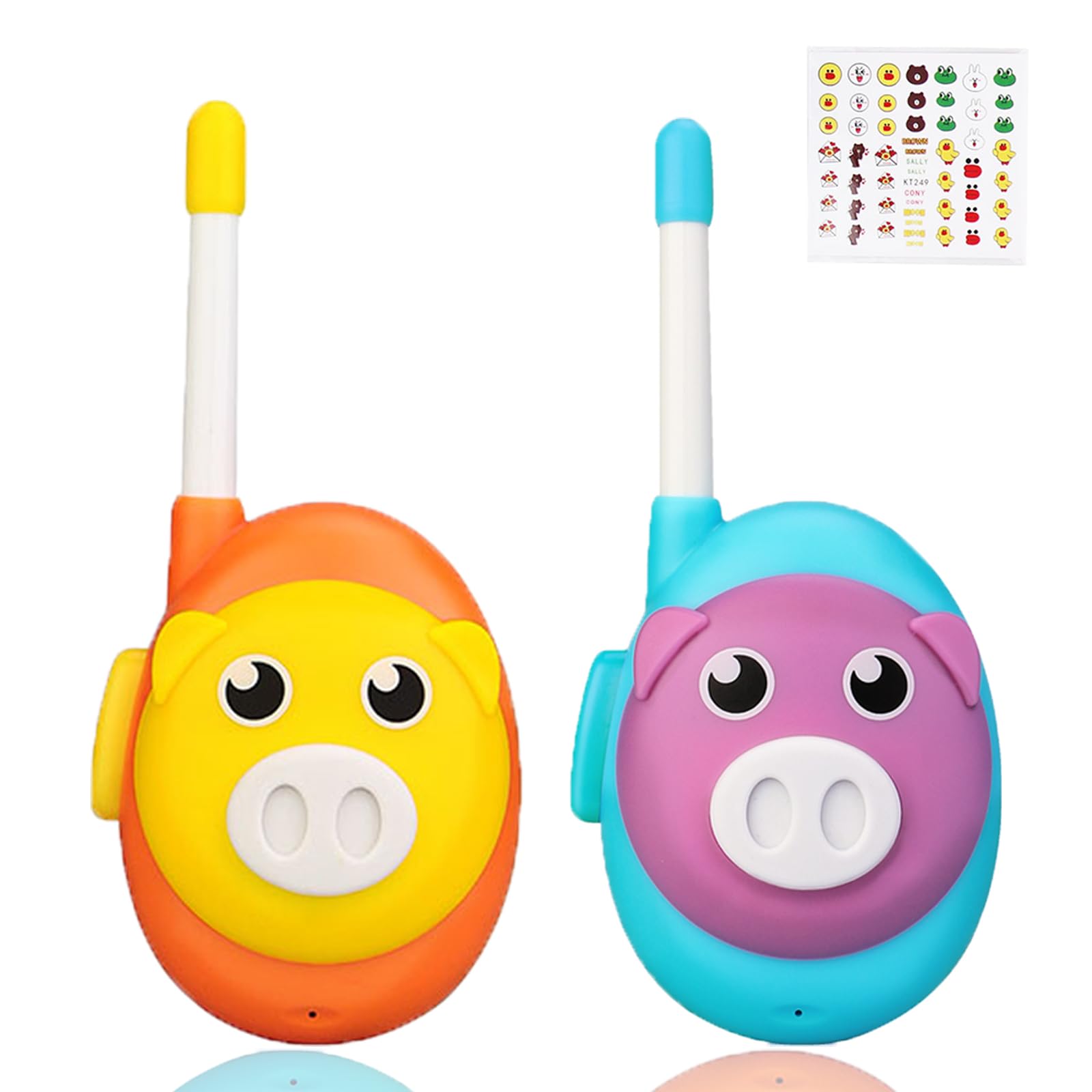 Retevis RB616 Walkie Talkies for Kids, Toys Cartoon Style, Gift for Boys Girls Toddler, Kids Walkie Talkies for 3-5 Years Old, Birthday Gift, Party, Outdoor (1 Pair)