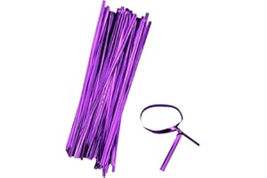 Leline's Metallic Twist Ties, 800pcs 15cm Bag Ties, Cable Tie for Candy Bag, Cello Treat Bag, Christmas Party Decoration