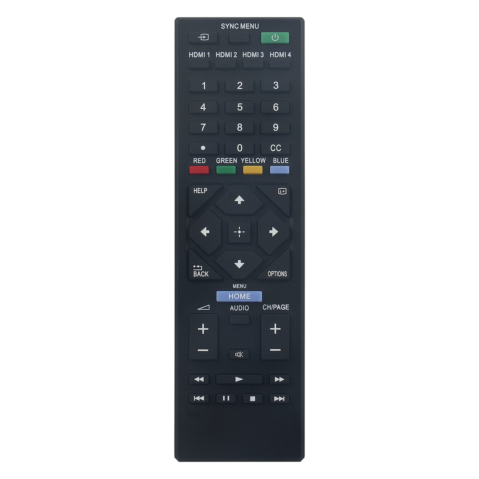 AULCMEET Replacement Remote Control RMT-TB400U Fit for Sony LCD Monitor FW-85BZ35F FW-75BZ35F FW-65BZ35F FW-55BZ35F FW-49BZ35F FW-43BZ35F