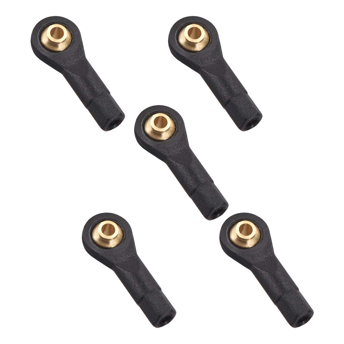 sourcing map 5 Pcs M2 2.0xL19mm Lever Steering Linkage Tie Rod End Ball Head End Without Screws and Nut for RC Robot