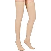 Compression Stockings for Women & Men, 20-30mmHg Thigh High Compression Socks for Varicose Veins, Swelling, Pregnant