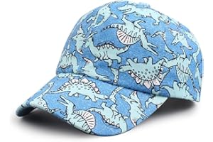 Zsedrut Dinosaur Toddler Baseball Cap Summer Kids Ball Caps Waterproof Quick-Dry Trucker Hat Boys Girls 2-6Y
