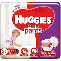 Huggies Wonder Pants, Extra Large (XL) Size Diapers, 56 Count