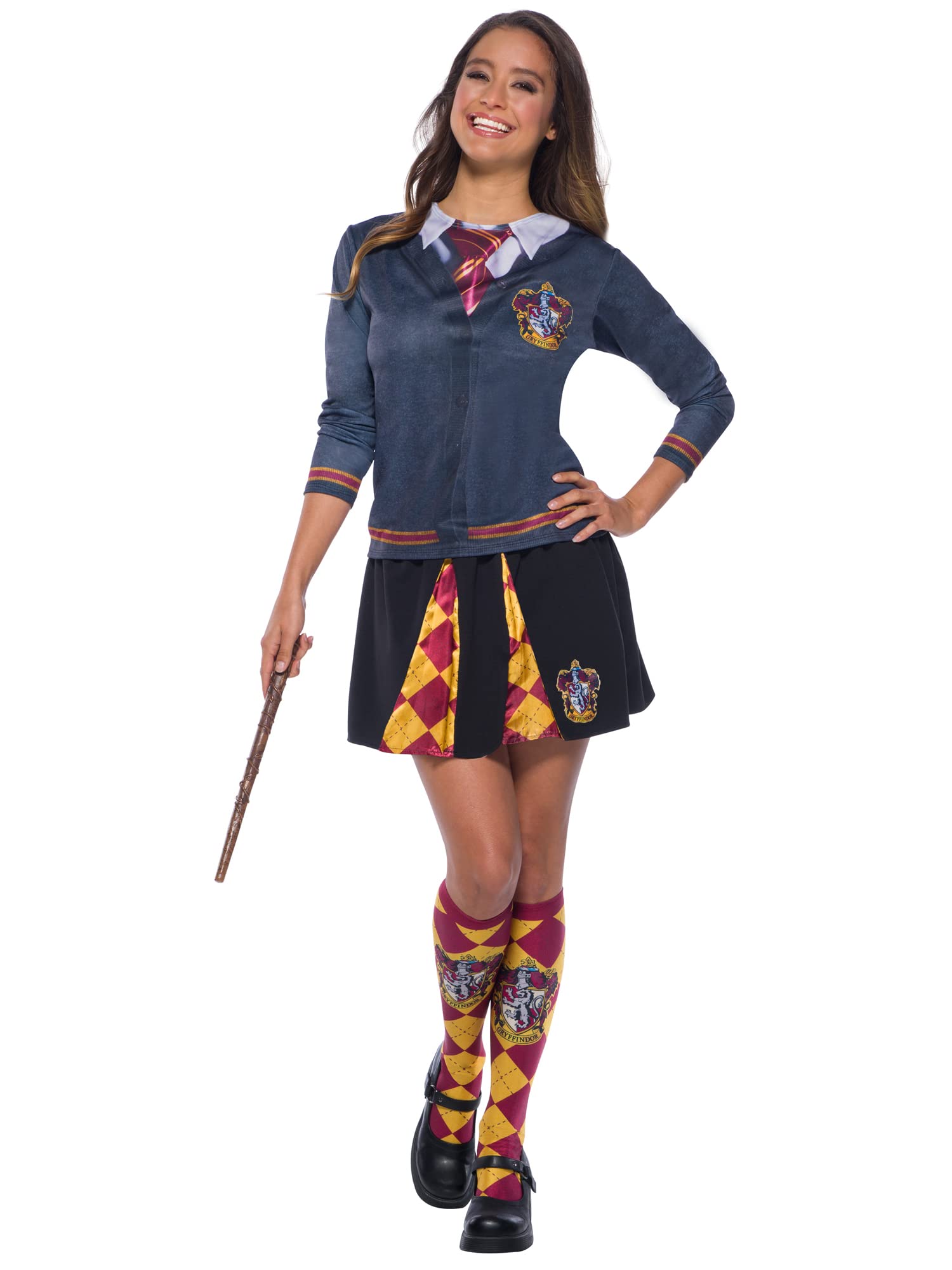 Rubies Official Harry Potter Gryffindor Costume Top, Ladies Size Medium Halloween
