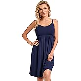 Sosolism Nursing Nightgown for Breastfeeding Summer Maternity Pajamas Dress Clip Down Pumping Sleep Gown with Padded