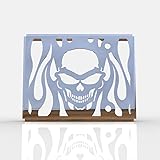 Skull Flame Polished Rectifier Grill