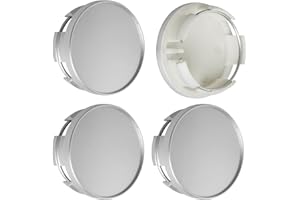 THE MECHANIC SHOP 2.5Inch 63MM Wheel Center Caps for Dodge RAM 1500 Rim Hub Caps 6KF18TRMAA, Pack of 4 (Silver, Outer 63MM, Inner 56MM, Easy DIY Installation)