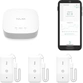 YoLink Freezer Temperature Sensor Kit: 3-Pack + Hub | Freezer Temperature Alerts, History Export, Up to 5-Year Battery, Works with Alexa, LoRa YoLink Protocol Up to 2034 Feet