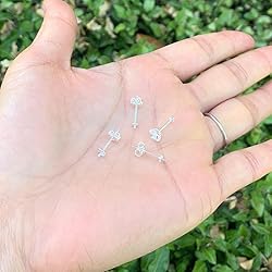 Adabele 200pcs Hypoallergenic Stud Earring Posts