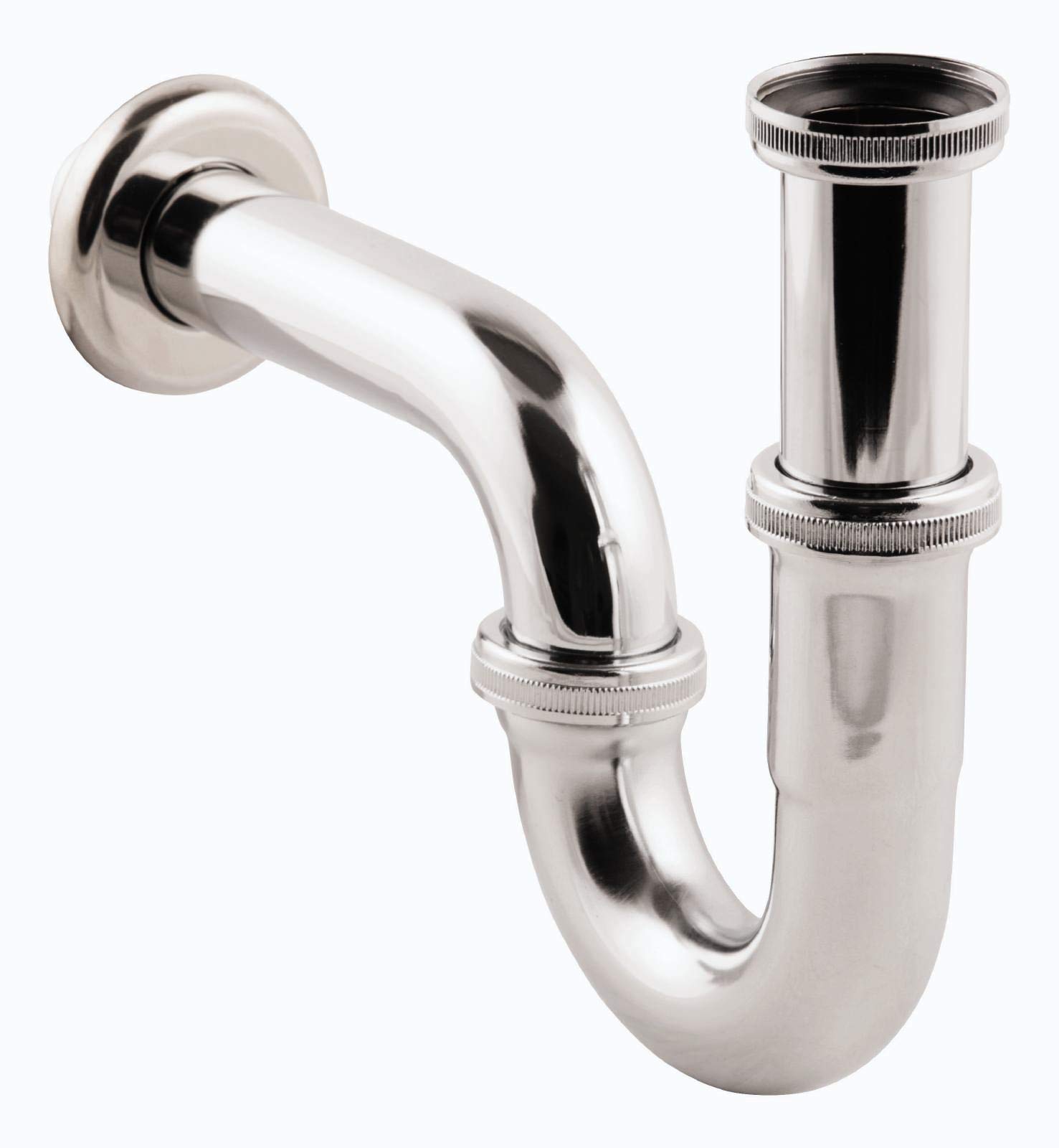 Sanitop-Wingenroth 22118 4, Chrome Tube Odour Trap, Normal