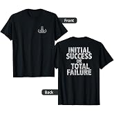 EOD Initial Success Or Total Failure Black Military Theme T-Shirt - Men's Medium