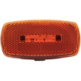 Optronics MCL32ABS Surface Mount LED Marker Clearance Light with Reflex, Amber