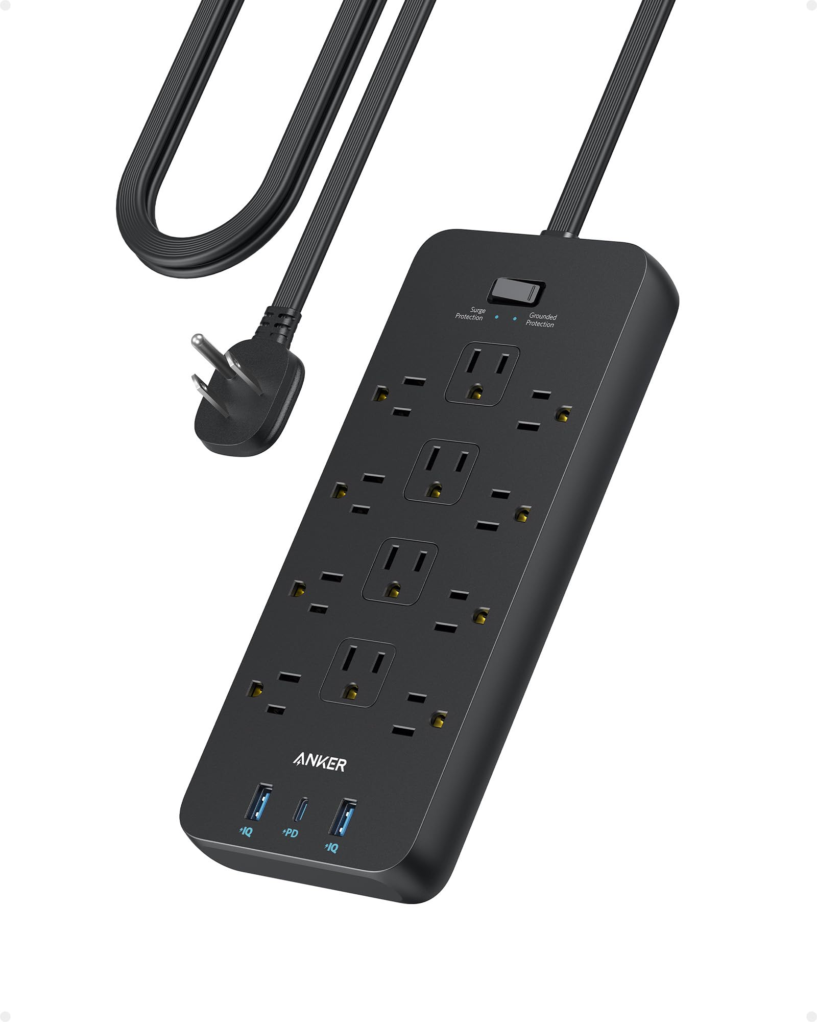 Anker Surge Protector Flat Plug Power