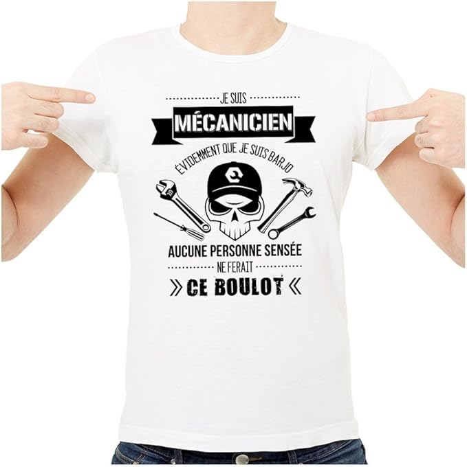t shirt mecanicien