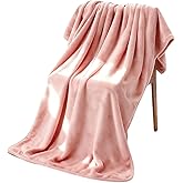 Pinbuton Fleece Throw Blanket, Ultra-Soft Blanke, Lightweight, Comfortable, Double-Layer Double-Sided Flannel, Suitable for Beds, Couch, Travel, and Camping, Suitable for All Seasons (65 x 57 Inch)