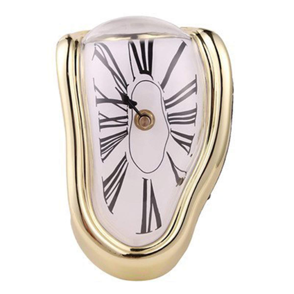 Melting Clock Creative Surrealism Decorative Dali Watch Table Shelf Desk Melted Clock Salvador Dali Inspired Funny Home Decor Office Desks Watch