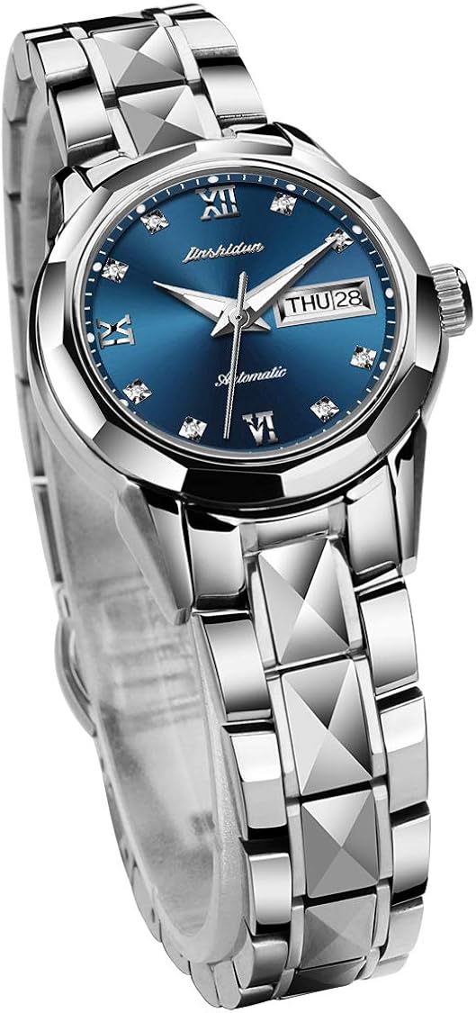 JSDUN Womens Automatic Mechanical Watches for Ladies Female Tungsten