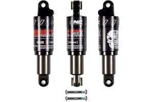 CNCLOL Mountain Bike Rear Shock 120mm/125mm/150mm/165mm/185mm/190mm/200mm,Bicycle Shock Absorber- Hydraulic Rear Suspension Shock for Mtb/Mtn/ebike/Dmn.