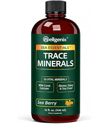 Amazon.com: Wellgenix Sea Essentials Liquid Trace Minerals with