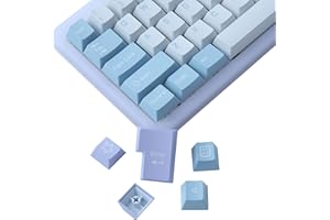 JOMKIZ Keycaps, 156 Keys Dye Sublimation Cherry Profile First Love PBT Keycap Set for Cherry MX Switch ASIN/ISO Layout Mechan