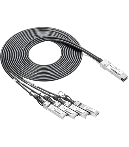 Amazon.com: 10Gtek 40G QSFP+ to 4xSFP+ Breakout DAC - 40GBASE-CR4