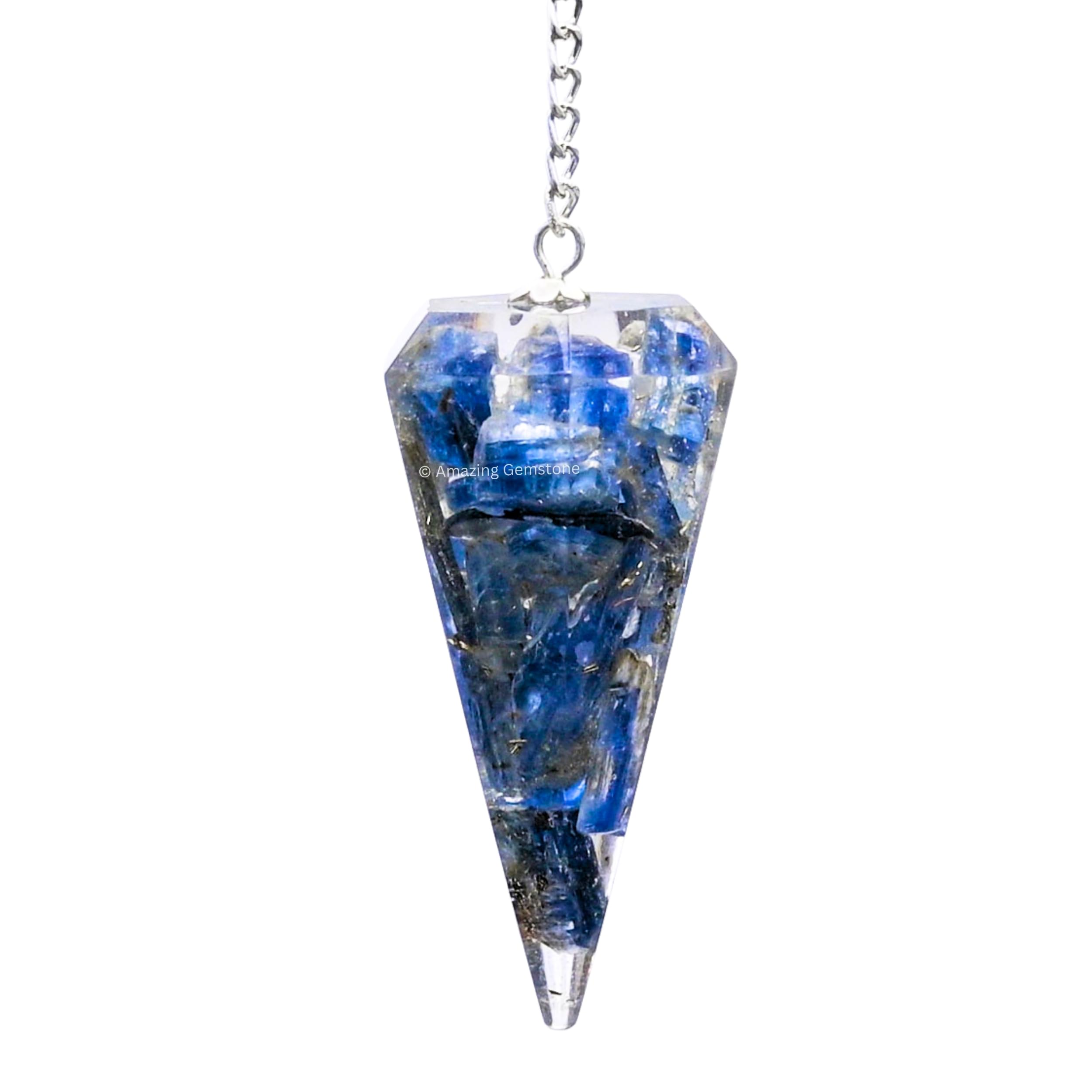 Kyanite Orgone Crystal Pendulums for Divination and