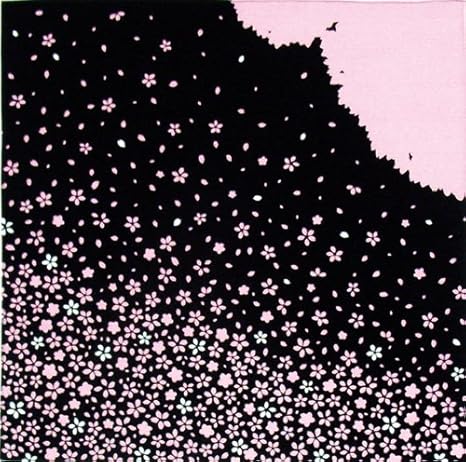 Japanisches Tuch Kenema Furoshiki 50x50cm Blumensturm