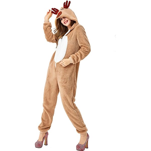 Brown Onesie Loiahoer Cute Sherpa Bear Onesie Pajamas Hooded